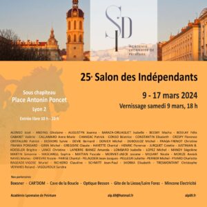 Affiche de l'exposition SDI - Salon des Indépendants de Lyon-2024 à