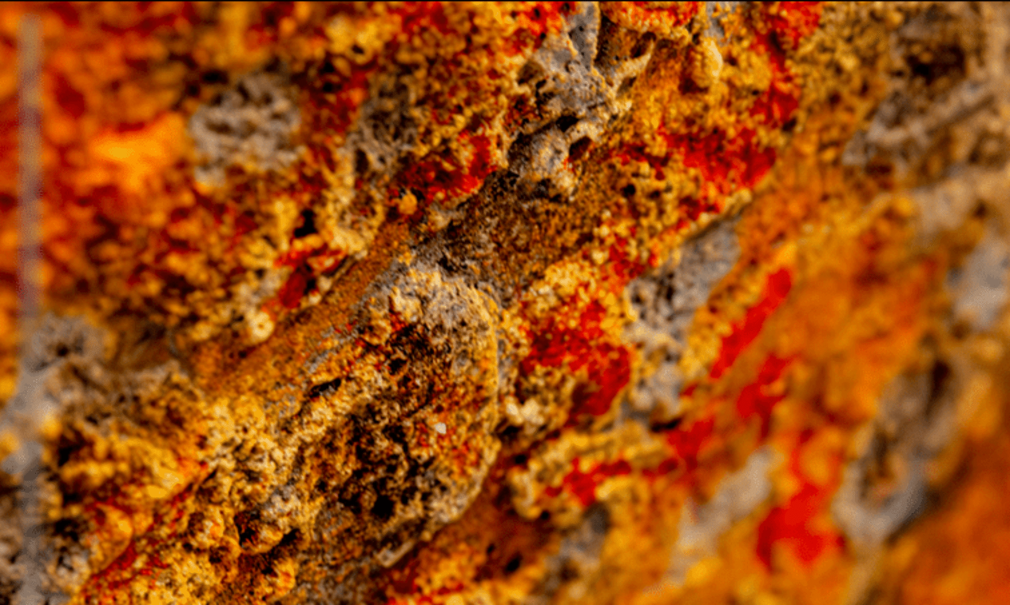 Orange Peel (Détail) - Tableau à vendre - Peinture contemporaine abstraite - Patrick CRISTALLINI - Artiste - Peintre - Lyon - France