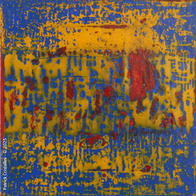 extinction flammes eau peinture abstraite tension apaisement